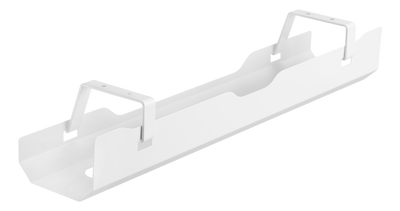 DELTACO Office, Under-desk cable management tray, steel, 600x135x108mm