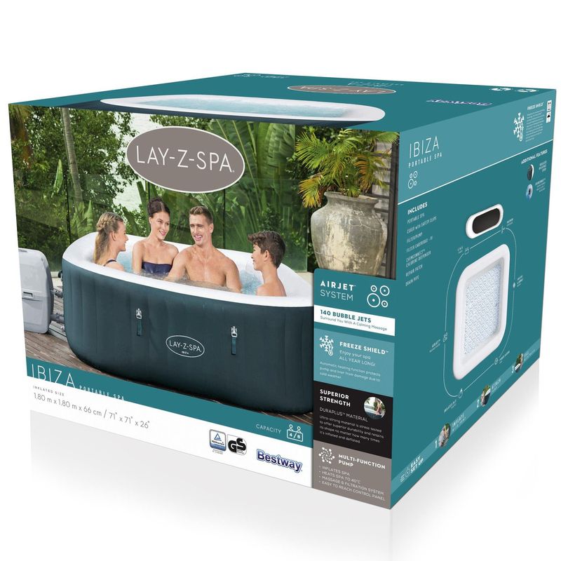 Lay-Z-Spa® Ibiza Airjet 1.80m x 66cm