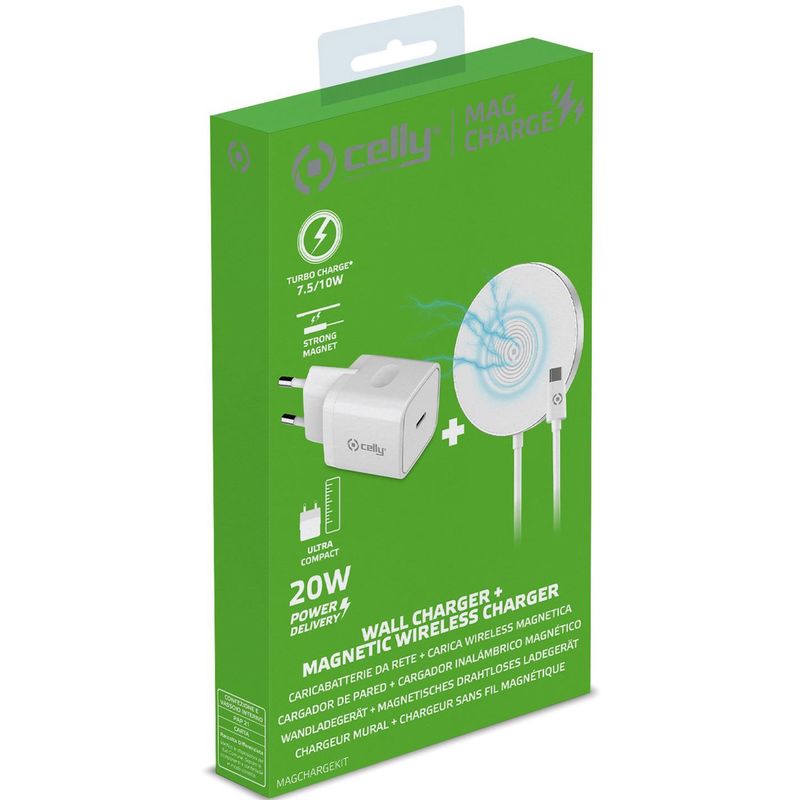 MagChargeKit Magnetisk trådl laddare+PD-ladda