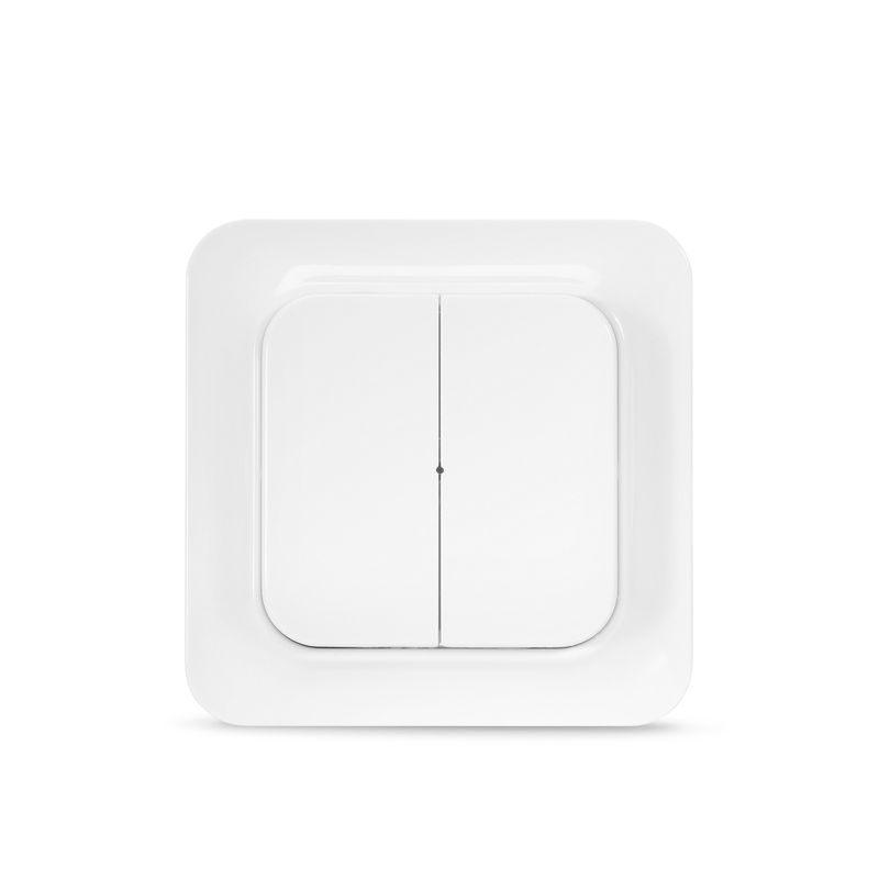 Wall switch 2-channel, On/Off and dimmer function, staircase function - Eljo trend look alike - Nexa WT-2