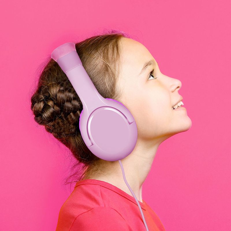 KidsBeat Hörlurar max 85dB Rosa