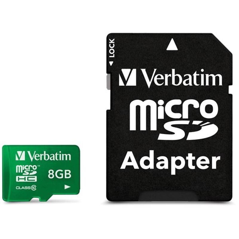 MicroSDHC Verbatim, 8GB, Class 10 UHS-I