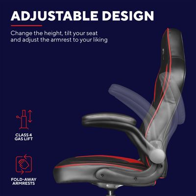 GXT 704 Ravy Gaming Chair Black/Red