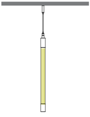 Kit för vertikal upphängning av 360 Flex 1m - Top Entry