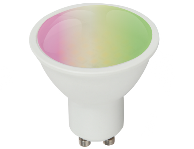 Smart LED lampa RGBTW GU10, 4,8W, 230 lm