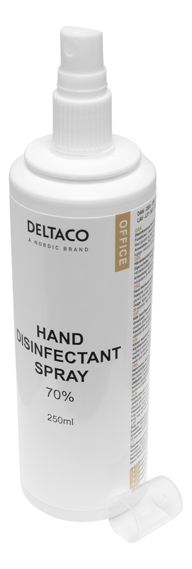 DELTACO Office Hand disinfectant liquid, 250 ml