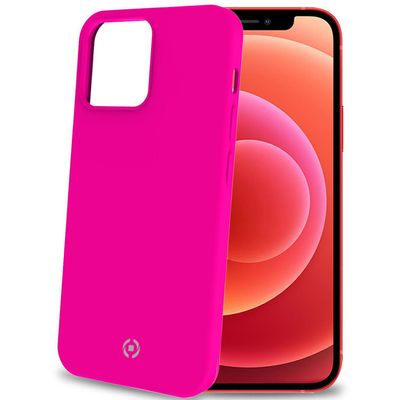 Cromo Soft rubber case iPhone 13 Fluo Pink