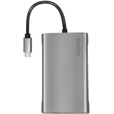 USB-C-docka 10-i-1 HDMI/VGA/RJ45/SD m.m. 100W