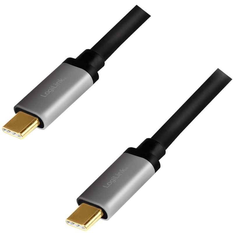 USB-C-kabel PD 3.0 100W 480 Mbps Alu 1,5m