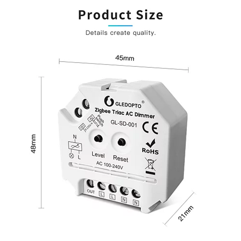 GLEDOPTO Zigbee Dimmer