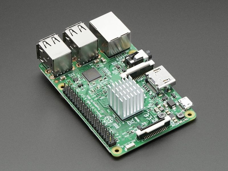 Cooling fan for Raspberry Pi3/4 made of aluminum