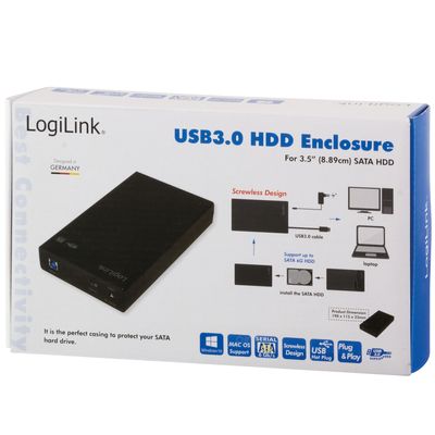 Hårdiskkabinett 3,5" USB 3.0