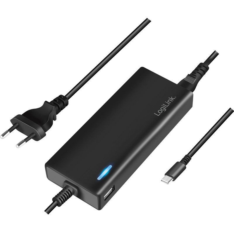 Laptopladdare USB-C PD 65W USB-A 12W Max 77W