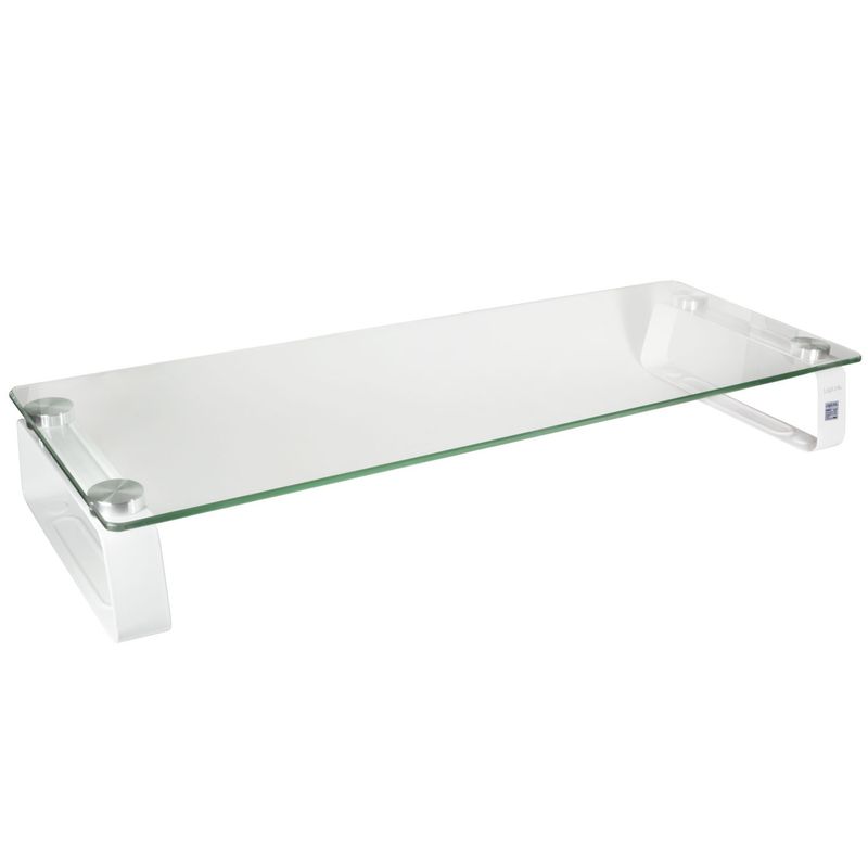 Monitorställ i glas/metall