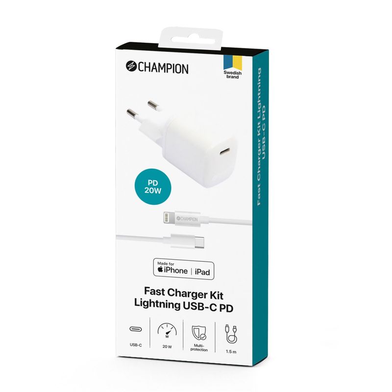 Fast Charge 20W PD/USB-C - Lightning Kit Vit