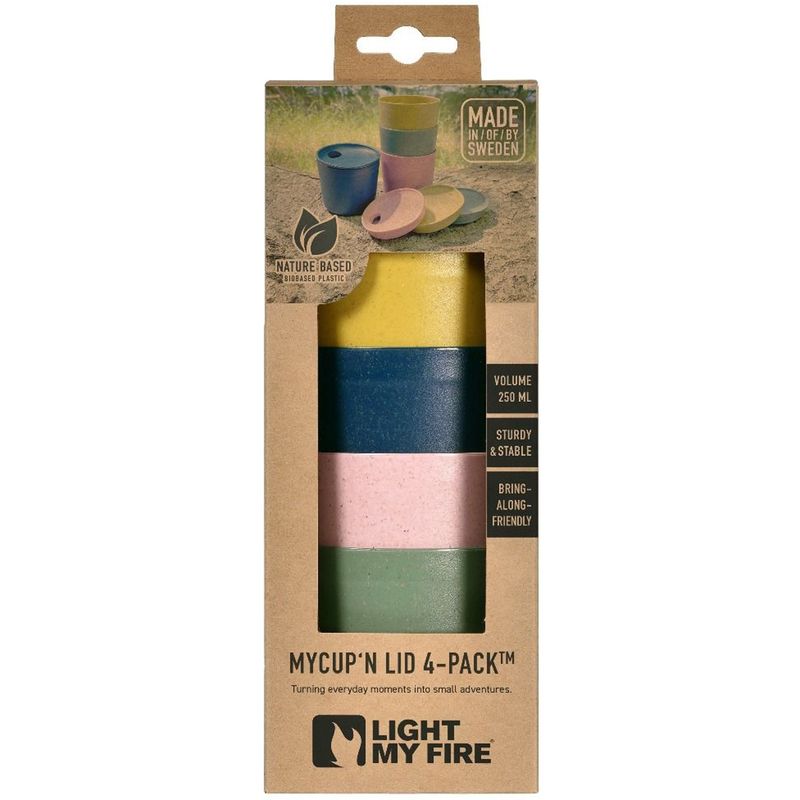 MyCup'n Lid Short 4-Pack Nature