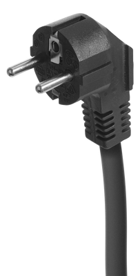 e-Charge laddkabel, Schuko till typ 2, 1 fas, 3,6KW, 5m, svart