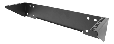 DELTACO 19" Vertikalt väggfäste, 3U, max 60kg, stålkonstruktion, svart