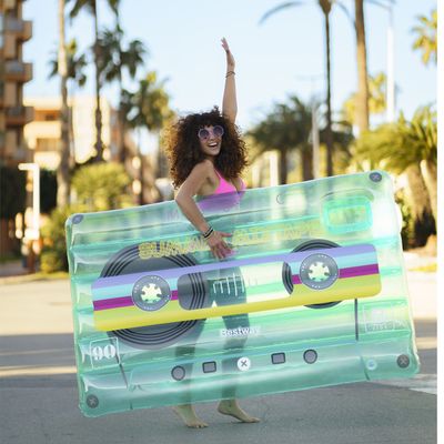 Air mattress 1.74m x 1.17m Retro Beats