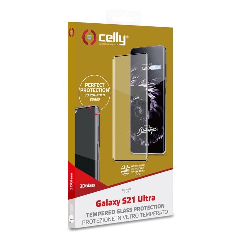 Toughened Glass 3D Galaxy S21 Ultra