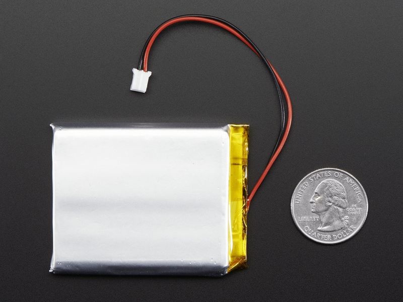 Lithium Ion Polymer Battery - 3.7v 2400mAh
