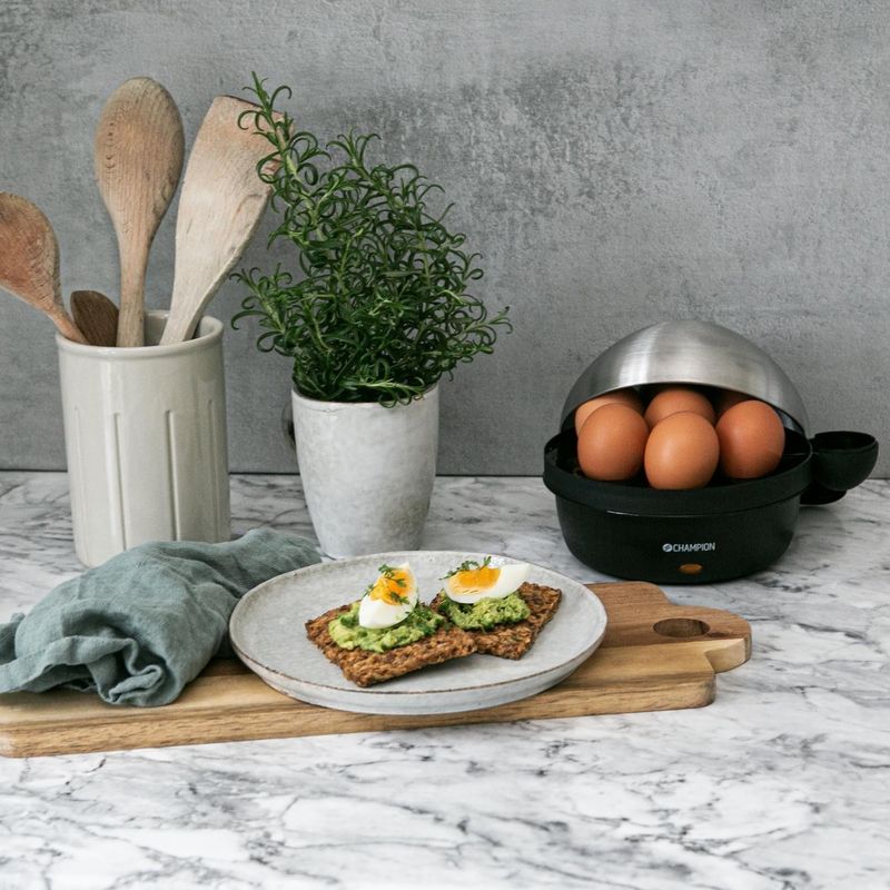 Egg cooker for 7 eggs Stainless steel