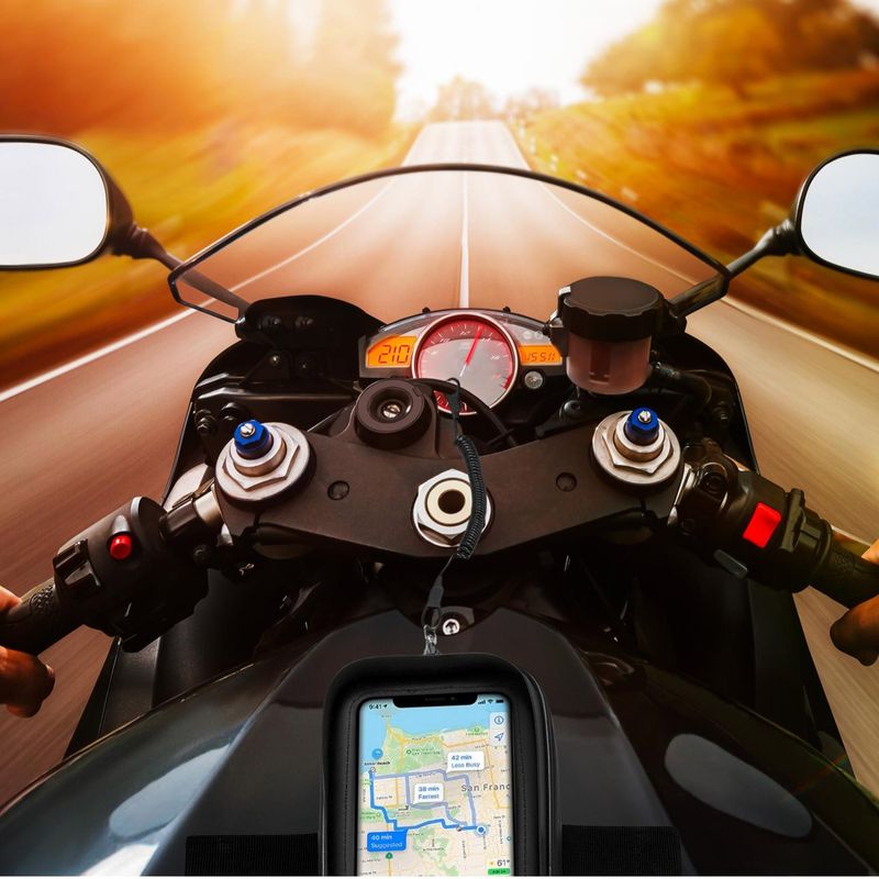 Magnetisk mobilhållare motorcykel IP64