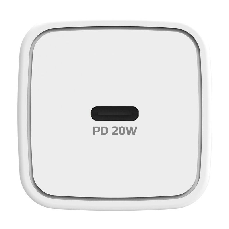 USB-laddare USB-C PD 20W + Lightningkabel