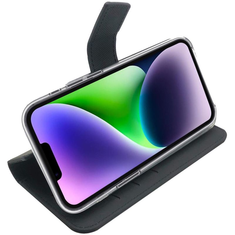 Wallet Case iPhone 14 Plus Black