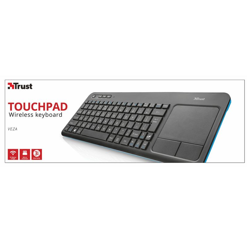 VEZA Trådl. Touchpad keyboard