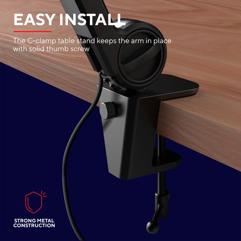 GXT 255+ Onyx Microphone & Arm