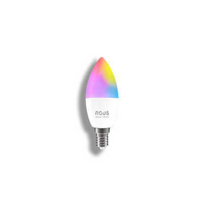NOUS Smart LED-lampa E14 – RGB, WiFi, Matter-stöd