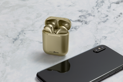 Headphones TWS Earbuds, gold