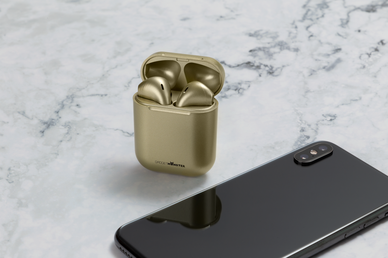 Headphones TWS Earbuds, gold