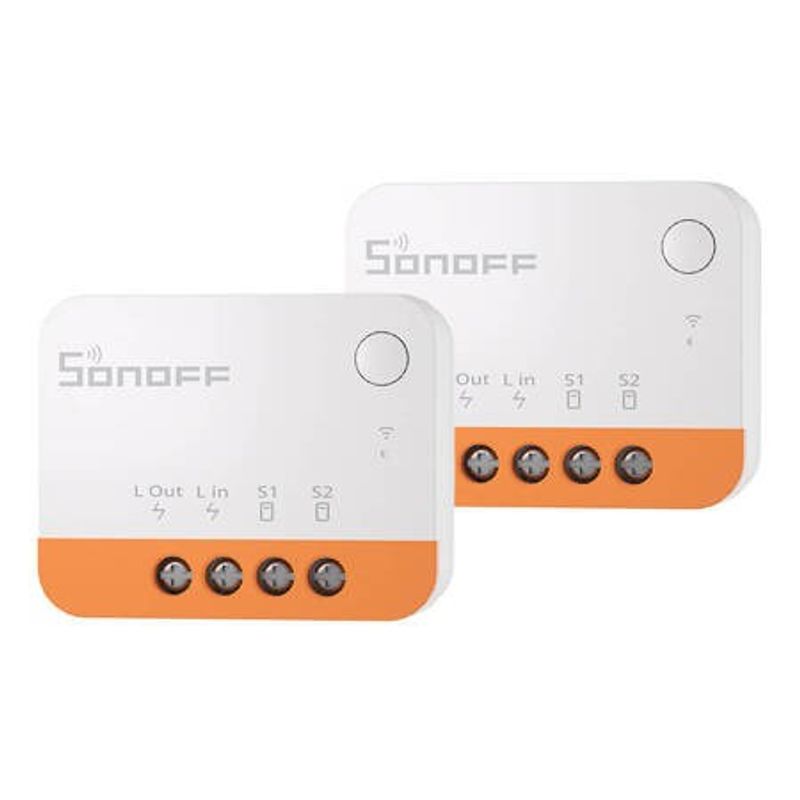 Sonoff Litet och smart inbyggnadsrelä med Zigbee 3.0 | 2-pack