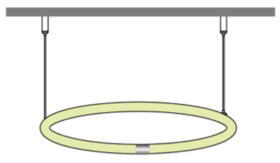 Kit för circulär upphängning av 360 Flex - Side Entry