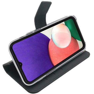Wallet Case Galaxy A22 5G Black