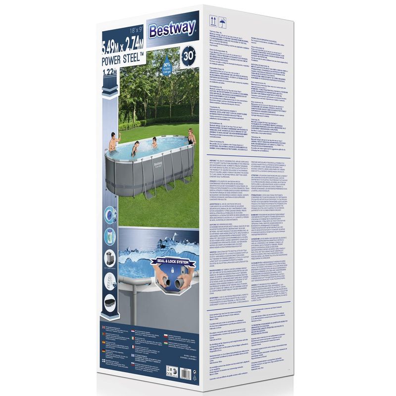 Power Steel Pool 5,49 x 2,74 x 1,22m