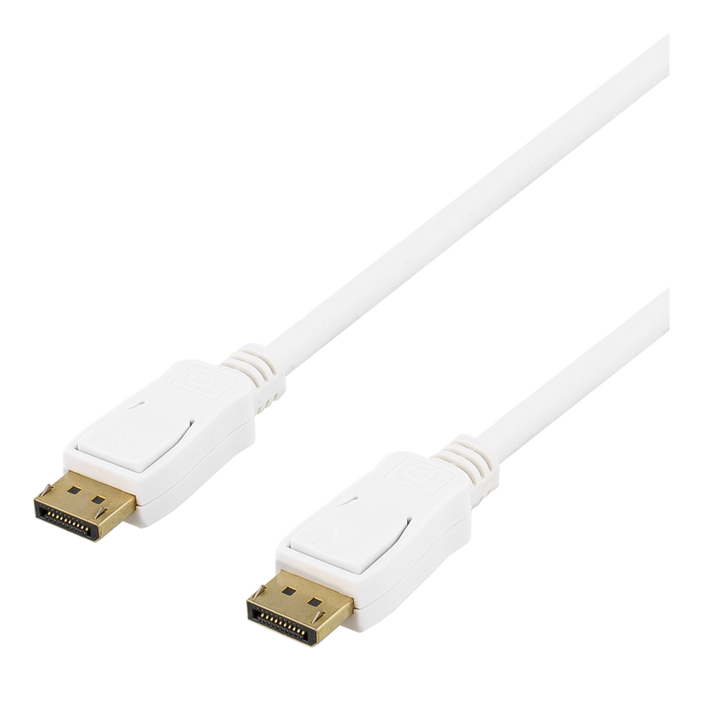 DisplayPort kabel, 0,5m, 4K UHD, DP 1.2, vit