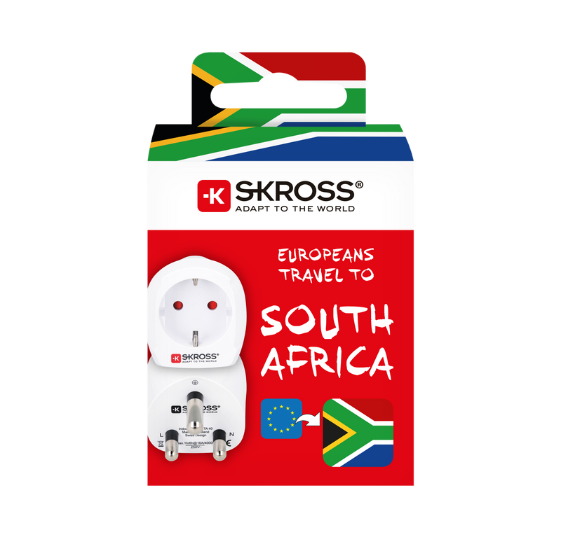 El-Adapter Europa -> Sydafrika