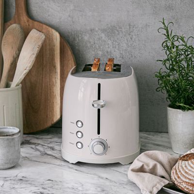 Toaster 2 slices Creme White Series