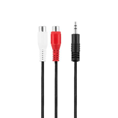 3.5mm - 2 RCA female-to-male 0.2m