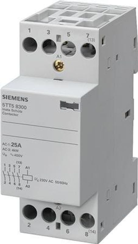 Contactors 400V 25A 4S (4-pole) - Siemens