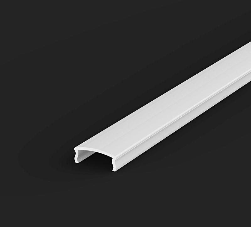 Front till aluminiumprofil P4-1 för LED-list