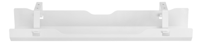 DELTACO Office, Under-desk cable management tray, steel, 600x135x108mm