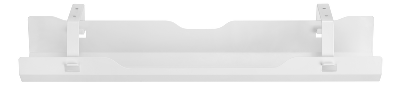 DELTACO Office, Under-desk cable management tray, steel, 600x135x108mm