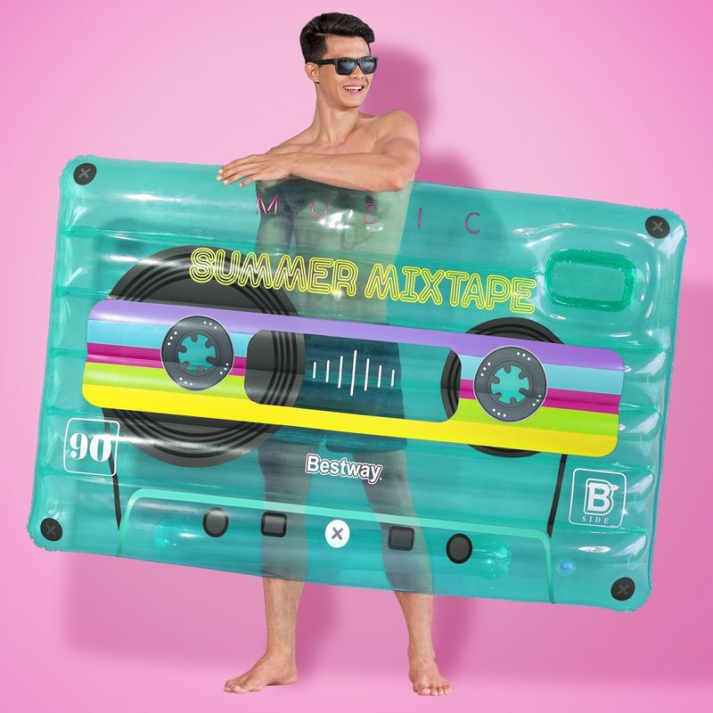 Air mattress 1.74m x 1.17m Retro Beats