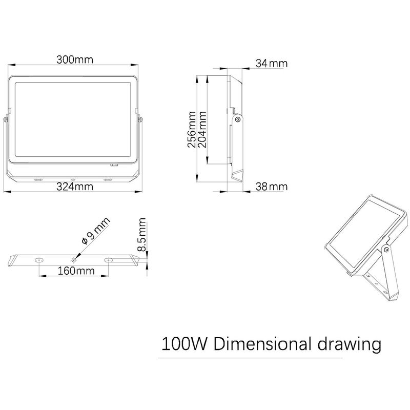 ProjectLine Headlights 100W 9500lm