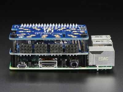 Latón M2.5 Pilares para Pi HATs - Con recubrimiento negro - Paquete de 2