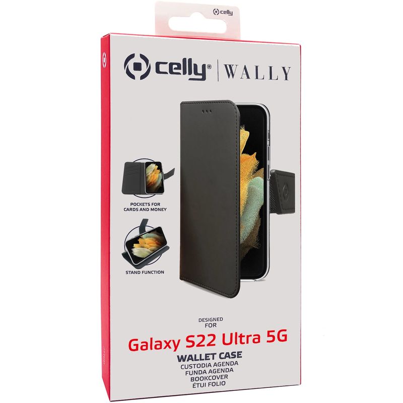 Wallet Case Galaxy S22 Ultra Black